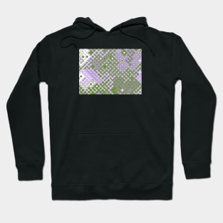 Genderqueer Pride Abstract Rounded Circuits Hoodie